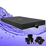 RecPro RV Black Water Tank 24' x 39' x 4 | 24394 | RV Waste Water Tank | 13 Gallon Capacity (Tank with Fittings Kit) | Made in America