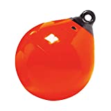 Taylor Made Products 61149 Tuff End Inflatable Vinyl Boat Buoy, Orange, 18 inch Diameter