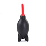 FocusFoto PRO 6.6 Inch Rubber Rocket Air Blower Duster Cleaner Dust Cleaning for DSLR Camera CCD Lens Keyboard Red