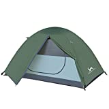 MC Backpacking Tent 1 Person Waterproof Lightweight Double Layer Free-Standing Aluminum Pole for Outdoor Camping Hiking 4 Season