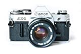 Canon AE-1 35mm Film Camera w/ 50mm 1:1.8 Lens (Renewed)