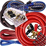 Complete 5000W Gravity 0 Gauge Amplifier Installation Wiring Kit Amp Pk2 0 Ga Blue - for Installer and DIY Hobbyist - Perfect for Car/Truck/Motorcycle/Rv/ATV