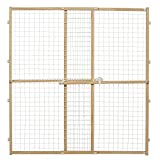 MidWest Wire Mesh Pet Safety Gate, 44 Inches Tall & Expands 29-50 Inches Wide, Large