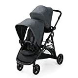 Graco Ready2Grow 2.0 Double Stroller Features Bench Seat and Standing Platform Options, Rafa, 1 Count