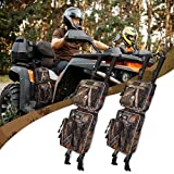 kemimoto ATV Fender Bags, Camo Storage Bags Water-resistance Saddle Bags w/ Water Holder Compatible with Sportsman Scrambler TRX FourTrax Outlander