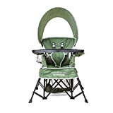 Baby Delight Go with Me Venture Chair|Indoor/Outdoor Portable Chair with Sun Canopy|Moss Bud Green|3 Child Growth Stages: Sitting, Standing and Big Kid|3 Months to 75 lbs|Weather Resistant