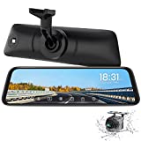 AUTO-VOX T9 Backup Camera for Truck,9.35''Stream Media Full Touch Screen with OEM Look 1080P Rear View Mirror Camera with 0.1 Lux Night Vision