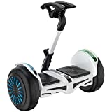 Smart Self Balancing Electric Scooter, Bluetooth APP Management Self Balancing Scooter with LED Lights, Sport Mode and Easier to Ride, Self Balance Electric Scooter for All People (1-Year Warranty) (White)