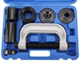 BTSHUB Ball Joint Press Tool Set - 10Pc Ball Joint Remover Tool Ball Joint Press Kit Service Tool Kit with 4x4 Adapters, for Most 2WD and 4WD Cars and Light Trucks and 4WD Cars and Light Trucks