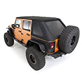 Smittybilt 9087235 Bowless Soft Top Combo - W/Tinted Windows Jeep, 10-16 Wrangler (JK) 4 Door