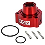 PQY Blow Off Valve Spacer Compatible with VW AUDI - TSI FSI TFSI MK5 GTI B7 2.0T Diverter DV Red