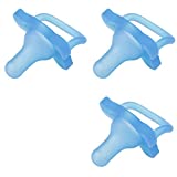 Dr. Brown’s HappyPaci Silicone Newborn Pacifier for Breastfeeding Baby - Blue - 3pk - 0-6m