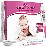 Easy@Home Ovulation Test Kit: 50 Ovulation Strips & 20 Early Pregnancy Tests & One Basal Body Thermometer & 70 Urine Cups - Accurate Fertility Tracker OPK with Free APP - 50LH+20HCG+BBT EZTB-S-521C