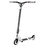 Albott Pro Stunt Scooters Freestyle Trick Scooter with CNC 6061-T6 Aluminum Fork 25 Inches Long Bar Beginner to Intermediate Durable Kick Scooter for Kids 8 Years and Up,Teens, Boys,Adults (Silver)