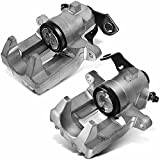 A-Premium Rear Left and Right Side Disc Brake Caliper Assembly Compatible with Audi TT 2000-2006 Volkswagen Beetle 2000-2010 Golf 1999-2006 2-PC Set