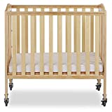 Dream On Me 3-in-1 Folding Portable Crib, Natural, Large