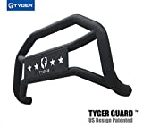 Tyger Auto TG-GD6C60138 Front Bumper Guard Compatible with 1999-2006 Chevy Silverado 1500 LD/GMC Sierra 1500 LD (Include 07'Classic 1500LD) | Textured Black | Light Mount | Bull Bar