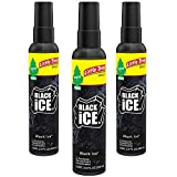 Car Air Freshener Little Trees Spray 3-Pack (Black Ice)