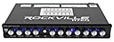 Rockville R7EQ 1/2 Din 7 Band Car Audio Equalizer EQ w/Front, Rear + Sub Output