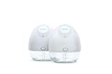 Elvie Double Electric Wearable Smart Breast Pump | Silent Hands-Free Portable Breast Pump That Can Be Worn in-Bra with App 2-Modes & Variable Suction | Baby Registry Breast Feeding Essentials