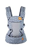 Baby Tula Coast Explore Mesh Baby Carrier 7 – 45 lb, Adjustable Newborn to Toddler Carrier, Multiple Ergonomic Positions Front and Back, Breathable – Coast Beyond, Light Blue with Light Gray Mesh