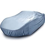 iCarCover 30-Layers Premium Car Cover Waterproof All Weather Weatherproof UV Sun Protection Snow Dust Storm Resistant Outdoor Exterior Custom Form-Fit Full Padded Car Cover with Straps (184' - 193' L)