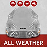 Motor Trend SafeKeeper All Weather Car Cover - Advanced Protection Formula - Waterproof 6-Layer for Outdoor Use, for Sedans Up to 210' L