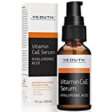 Yeouth Vitamin C Serum for Face Dark Spots - Hydrating Hyaluronic Acid Serum - Anti Aging Vitamin C Face Serum - Moisturizing Vitamin E Serum (1oz)
