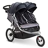 Joovy Zoom X2 Double Jogging Stroller, Double Stroller, Extra Large Air Filled Tires, Forged Iron