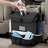 Waterproof Car Trash Can Garbage Bin,Super Large Size Auto Trash Bag for Cars with Lid and Storage Pockets,Leak Proof Vehicle Car Organizer Hanging