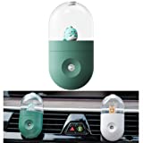 Collyon USB Car Humidifier Car Diffuser ,Mini Portable Humidifiers Air Purifier,Nano Water Molecules Spray humidification,Portable rechargeable wireless humidifier(green)