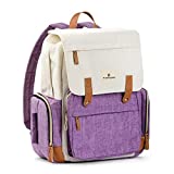 RAMHORN Diaper Bag Backpack Multifunctional Travel Back Pack Maternity Baby Changing Bags Large Capacity For Baby Care Purple