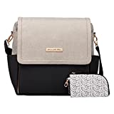 Petunia Pickle Bottom Boxy Backpack | Diaper Bag | Diaper Bag Backpack for Parents | Top-Selling Stylish Baby Bag | Sophisticated and Spacious Backpack for On The Go Moms | Sand/Black
