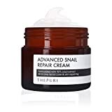 THEPURI Snail Repair Cream 3.17 fl. oz. - Korean All-In-One Snail Moisturizer for Anti-Aging Skin Recovery and Repair Sun Damage - 92% Snail Mucin Extract for Dark Spot Removal
