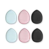 Coshine BB Cushion Finger Makeup Sponges, Mini Soft Cosmetic Finger Puff, Perfect for Foundation, BB Cushion, Cream, Concealer (6pcs)