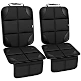 Car Seat Protector for Child Car Seat, Waterproof 600D Fabric Carseat Seat Protectors from Infant Booster Imprints, with Non-Slip Backing Seat Protector Carseat for SUV Sedan Truck Leather Seats