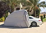 ikuby Super Sturdy Carport - Car Shelter - Heavy Duty Portable Lockable Carport Protecting Auto from All Weathers (Large-Car-Shelter-Size)…