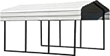Arrow Shed 10' x 15' x 7' 29-Gauge Carport with Galvanized Steel Roof Panels, 10' x 15' x 7', Eggshell