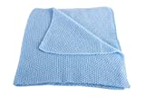 Boys Super Soft 100% Cashmere Baby Blanket - 'Baby Blue' - Hand Made in Scotland by Love Cashmere