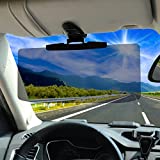 LUKETURE Sun Visor for Car, Universal Anti-Glare Sun Visor Extender, Car Windshield Sun Visor Extension Protects from Sun Glare, Snow Blindness, UV Rays for Clearer Vision and Safety Driving (1PCS)