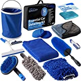 Relentless Drive Ultimate Car Wash Kit (14 Pcs) Car Detailing & Car Cleaning Kit - Car Wash Supplies Built for The Perfect Car Wash - Complete Car Wash Kit with Bucket