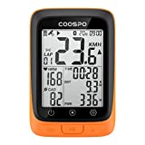 COOSPO Bike Computer Wireless GPS, Cycling Computer GPS Bike Tracker with Bluetooth /ANT+, Waterproof Bicycle Computer GPS Speedometer with Auto Backlight, 2.4 inch LCD Display