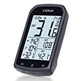 CYCPLUS GPS Bike Computer Waterproof Bicycle Speedometer and Odometer ANT+ Wireless Cycling Computer Compatible with App 2.9 Inch LCD Display with Backlight M1