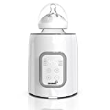 Bottle Warmer,5-in-1Fast Baby Food Heater&Defrost BPA-Free Warmer with Timer LCD Display Accurate Temperature Control for Breastmilk or Formula