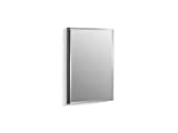 KOHLER CB-CLR1620FS Remodeler 16' W x 20' H Single Medicine Cabinet with Mirrored Door, Beveled Edges, Anodized Aluminum
