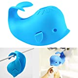 Bath Spout Cover for Bathtub,Baby Shower Protector Cover A Fun Way to Protects Baby from Bumping Head During Bathing Time Cute Soft Whale Design Making for Enjoyable Safe Baths (1 Pack,Blue)