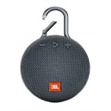 JBL Clip 3, Blue - Waterproof, Durable & Portable Bluetooth Speaker - Up to 10 Hours of Play - Includes Noise-Cancelling Speakerphone & Wireless Streaming