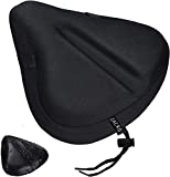 Zacro Bike Seat Cover Big Size, Gel Padded Wide Cushion for Bike Saddle, Adjustable Bike Seat Cushion for Men Women, Compatible with Peloton, Cruiser Bicycle Seats...