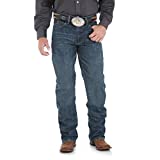 Wrangler mens 20x 01 Competition Relaxed Fit jeans, River Wash, 36W x 38L US