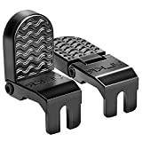 TOBWOLF 1 Pair 10MM U Slot Bicyle Rear Pedals Folding Foldable Non-Slip Rear Seat Footrest Pedals Cycling Accessories for Mountain Bike Electric Bicycle Foot Pegs